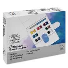 Lade das Bild in den Galerie-Viewer, Cotman Watercolor Compact Set 14 colors