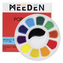 將圖片載入圖庫檢視器 Meeden 12 Well Round Porcelain Palette