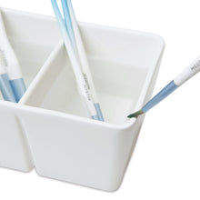 Cargar imagen en el visor de la galería, Meeden Porcelain Brush Wash Bowl - 2 Wells