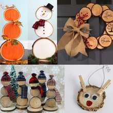 Cargar imagen en el visor de la galería, 50 rebanadas de madera de redondas