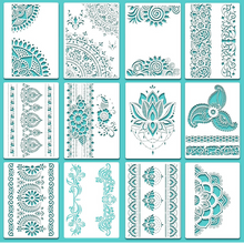 將圖片載入圖庫檢視器 Outus - Plantillas de mandala de gran tamaño