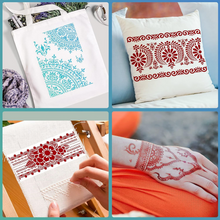 將圖片載入圖庫檢視器 Outus - Plantillas de mandala de gran tamaño