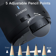 將圖片載入圖庫檢視器 ZMOL Sacapuntas, sacapuntas eléctrico de lápiz