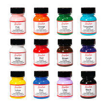 Cargar imagen en el visor de la galería, Acrylic Leather Paint 1 oz. Kits, 12-Color Best Sellers Kit