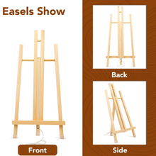 將圖片載入圖庫檢視器 Paquete de 16 caballetes de madera de mesa 16 pulg