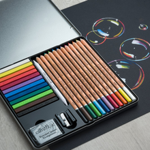 將圖片載入圖庫檢視器 The Pastel Basic Box Pastel Drawing 27-Piece Set, 27-Piece Set