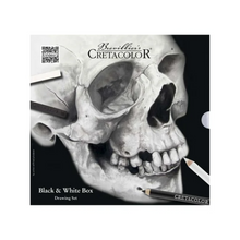 將圖片載入圖庫檢視器 Skull Edition Black & White Drawing Box Set, 25-Piece Box Set