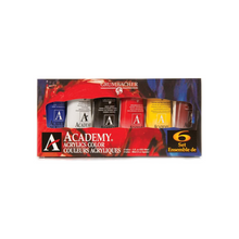 Cargar imagen en el visor de la galería, Academy Acrylics Color Sets, 6-Color Intro Set 90ml (3 oz.) Tubes