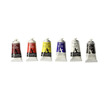 Cargar imagen en el visor de la galería, Academy Acrylics Color Sets, 6-Color Intro Set 90ml (3 oz.) Tubes
