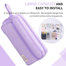 Carregar imagem no visualizador da galeria, HVOMO Estuche grande para lápices de alta capacidad - Morado