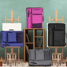 將圖片載入圖庫檢視器 TreotchFun - Funda de arte 18 X 24, mochila y bolsa de mano para obras de arte (gris).
