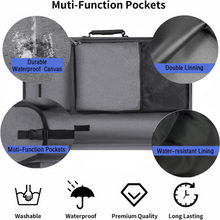 將圖片載入圖庫檢視器 TreotchFun - Funda de arte 18 X 24, mochila y bolsa de mano para obras de arte (gris).