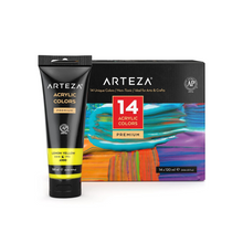 Cargar imagen en el visor de la galería, Acrylic Paint, 4oz Tubes - Set of 14