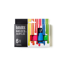 Cargar imagen en el visor de la galería, LIQUITEX BASICS/6X22ML SET - FLRSCNT