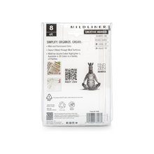 Charger l'image dans la galerie, Zebra Pen Mildliner Double Ended Highlighter, Broad and Fine Point Tips, Assorted Neutral Vintage Ink Colors, 8-Pack