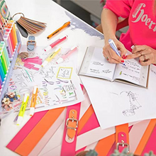 將圖片載入圖庫檢視器 swing cool Sets, 18-Color Desk Set