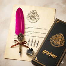 Cargar imagen en el visor de la galería, Set de bolígrafo con tinta china 8pc Harry Potter