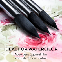 將圖片載入圖庫檢視器 NICPRO - Juego de 15 pinceles para acuarela profesionales,