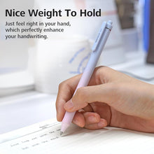 Lade das Bild in den Galerie-Viewer, WRITECH Bolígrafos de tinta de gel retráctiles: 8 ct negro