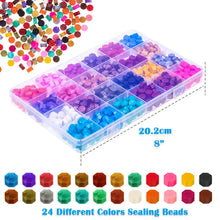 將圖片載入圖庫檢視器 PAXCOO 624Pcs Sealing Wax Beads