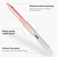 Lade das Bild in den Galerie-Viewer, WRITECH Bolígrafos de tinta de gel retráctiles: 8 ct negro