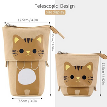 Load image into Gallery viewer, EASTHILL Estuche para lápices de gran capacidad gato