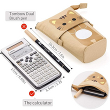 Load image into Gallery viewer, EASTHILL Estuche para lápices de gran capacidad gato