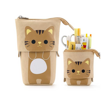 Load image into Gallery viewer, EASTHILL Estuche para lápices de gran capacidad gato