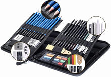 將圖片載入圖庫檢視器 H & B Juego de lápices de dibujo, 40 lápices de dibujo