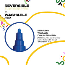 將圖片載入圖庫檢視器 POSCA Paint Marker Sets, 8-Color PC-5M Cool Tone Set