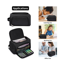 Charger l'image dans la galerie, XQXA Estuche organizador de lápices de capacidad extragrande - negro