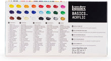 Cargar imagen en el visor de la galería, Liquitex BASICS Acrylic Paint Set, 24 x 22ml