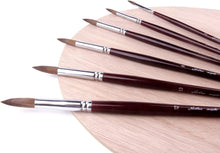 將圖片載入圖庫檢視器 Pinceles de pintura para artistas- punta redonda