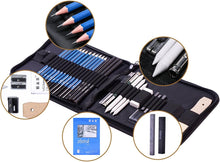 將圖片載入圖庫檢視器 H & B Juego de lápices de dibujo de 33 piezas