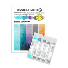 Cargar imagen en el visor de la galería, Extra-Fine Watercolor Stick Sets, 5-Color Aquatic Landscapes Set