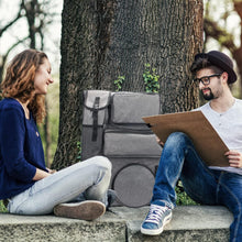 將圖片載入圖庫檢視器 BOYISTAR - Mochila de arte de lona para portafolio de arte, 20 x 26 pulgadas