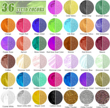 將圖片載入圖庫檢視器 CHANGTIKEJI - Polvo de mica, 36 colores