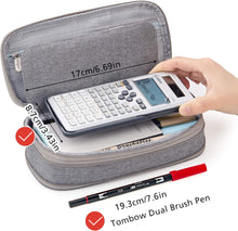 Cargar imagen en el visor de la galería, EASTHILL Estuche para lápices de gran capacidad - gris