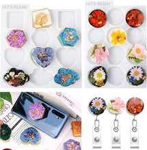 將圖片載入圖庫檢視器 LET'S RESIN 2 moldes de resina para agarre de teléfono