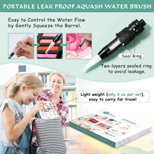 Cargar imagen en el visor de la galería, Junreox - 12 bolígrafos de acuarela de alta calidad