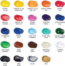 Cargar imagen en el visor de la galería, Liquitex BASICS Acrylic Paint Set, 24 x 22ml