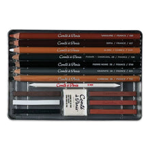 Lade das Bild in den Galerie-Viewer, Conte Sketch Pencil Set 15PC