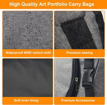 將圖片載入圖庫檢視器 BOYISTAR - Mochila de arte de lona para portafolio de arte, 20 x 26 pulgadas