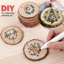 Cargar imagen en el visor de la galería, 50 rebanadas de madera de redondas