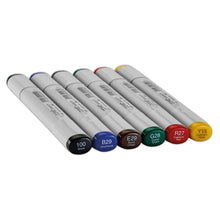 Cargar imagen en el visor de la galería, COPIC Sketch Marker Sets, 6-Color Set - Bold Primaries
