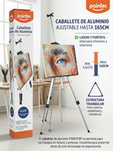 Lade das Bild in den Galerie-Viewer, CABALLETE DE ALUMINIO POINTER 165cm