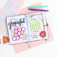 Cargar imagen en el visor de la galería, THP RETRO BLOOMS DOT GRID JOURNAL