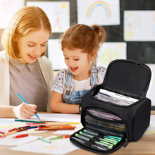 Charger l'image dans la galerie, XQXA Estuche organizador de lápices de capacidad extragrande - negro