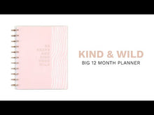將影片載入圖庫檢視器並播放,THP KIND & WILD BIG 12 MONTH PLANNER