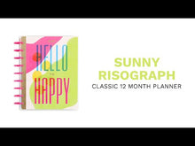 Cargar y reproducir el video en el visor de la galería, THP SUNNY RISOGRAPH CLASSIC 12 MONTH PLANNER